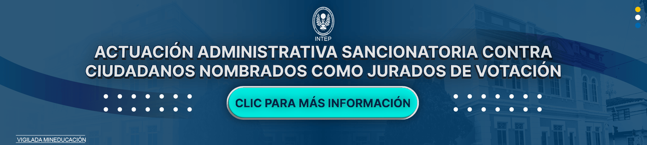 Actuación administrativa sancionatoria contra ciudadanos nombrados como Jurados de Votación