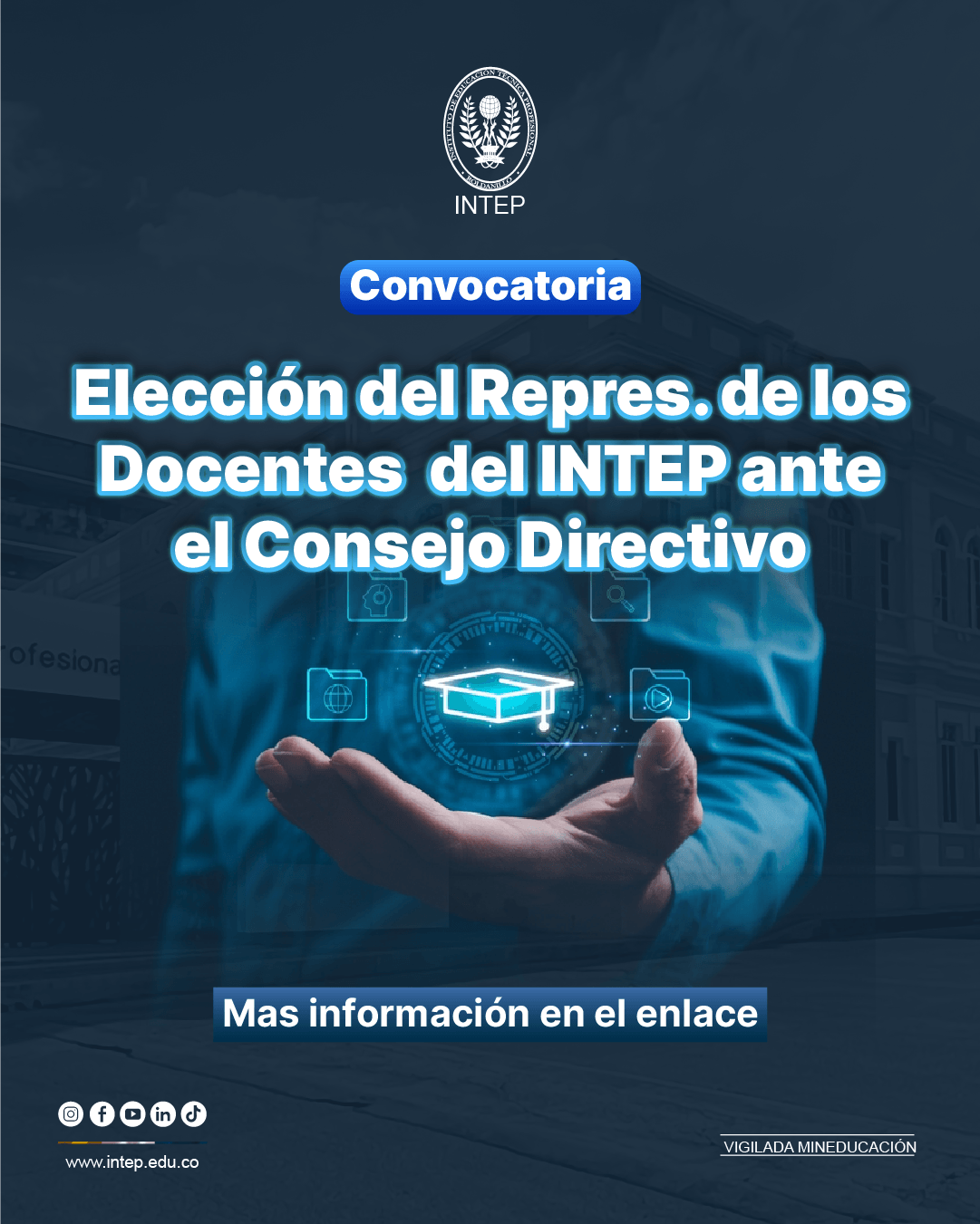 Convocatoria Elección del Repres. de los Docentes del INTEP ante el Consejo Directivo