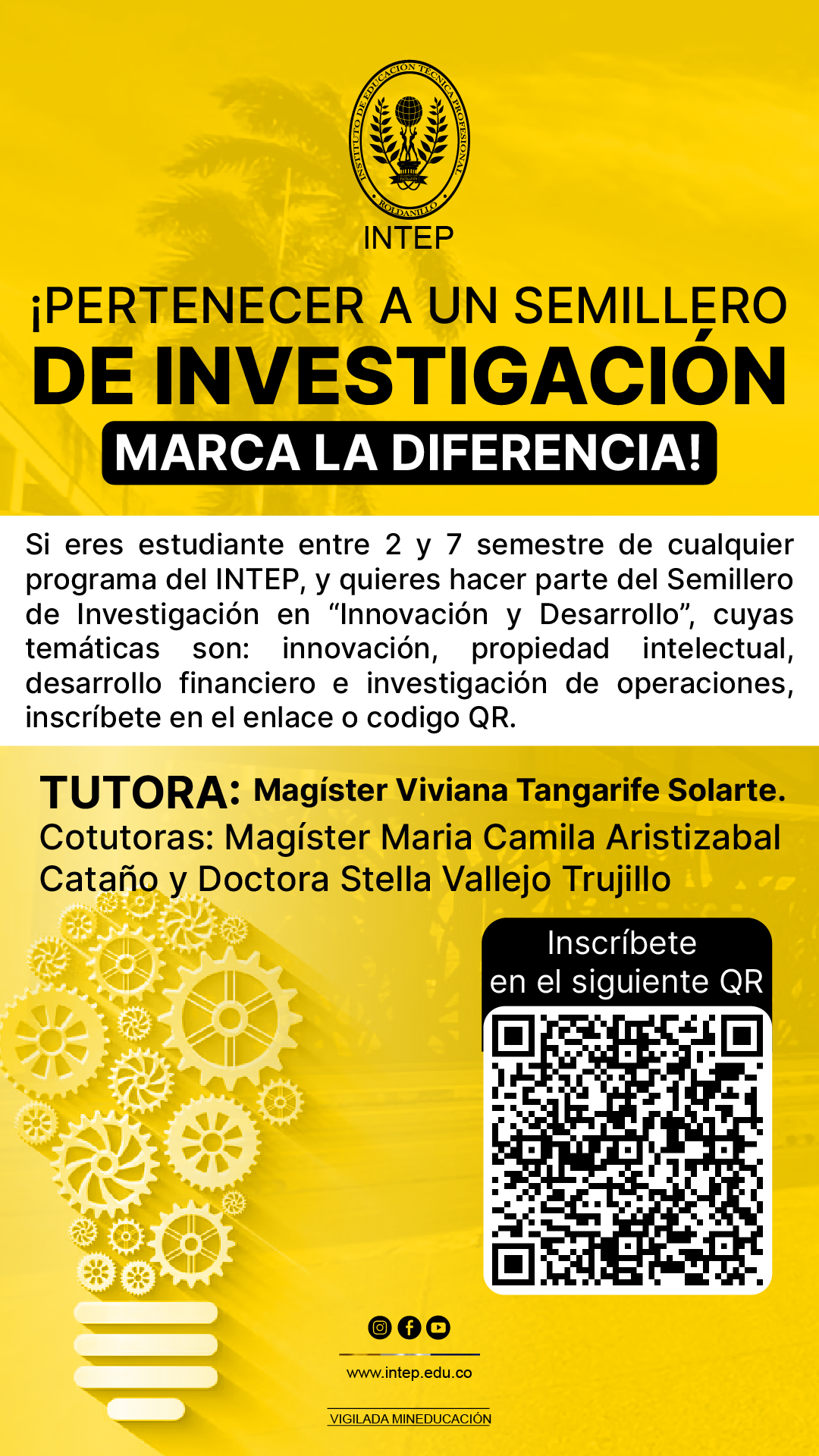 SEMILLERO  DE INVESTIGACIÓN EN INNOVACIÓN Y DESARROLLO