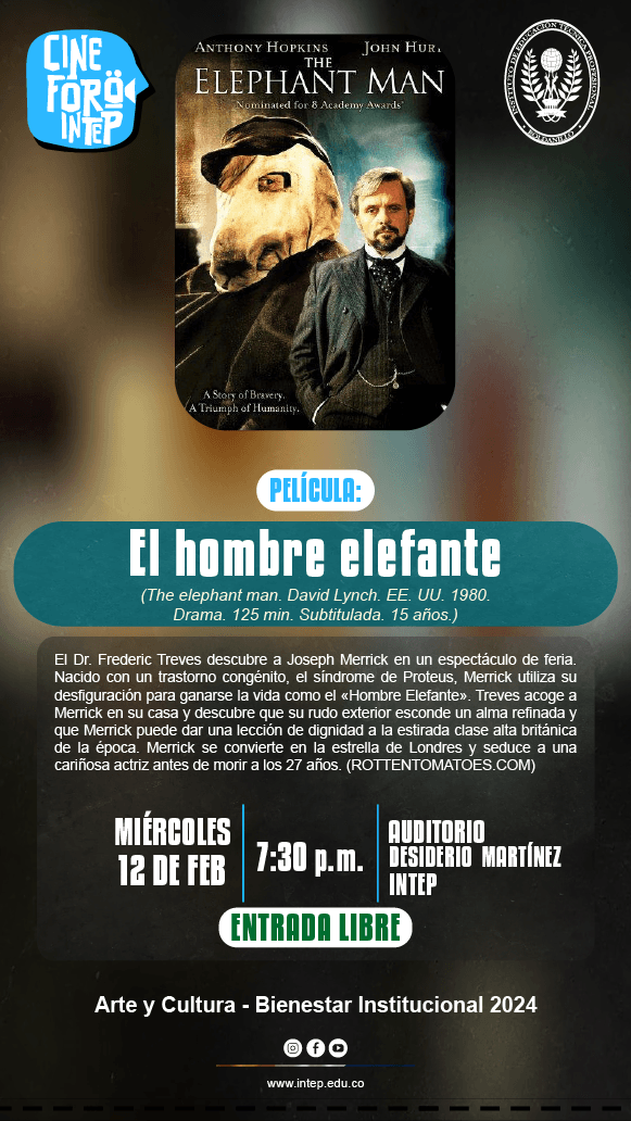 CINE FORO INTEP. El HOMBRE ELEFANTE