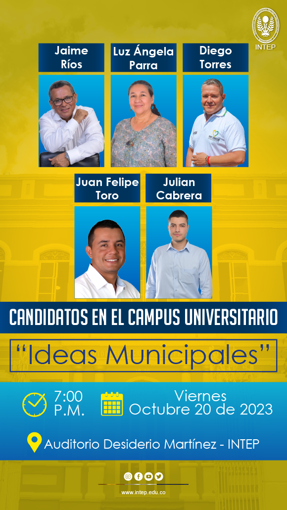 “Candidatos en el campus universitario, ideas municipales”