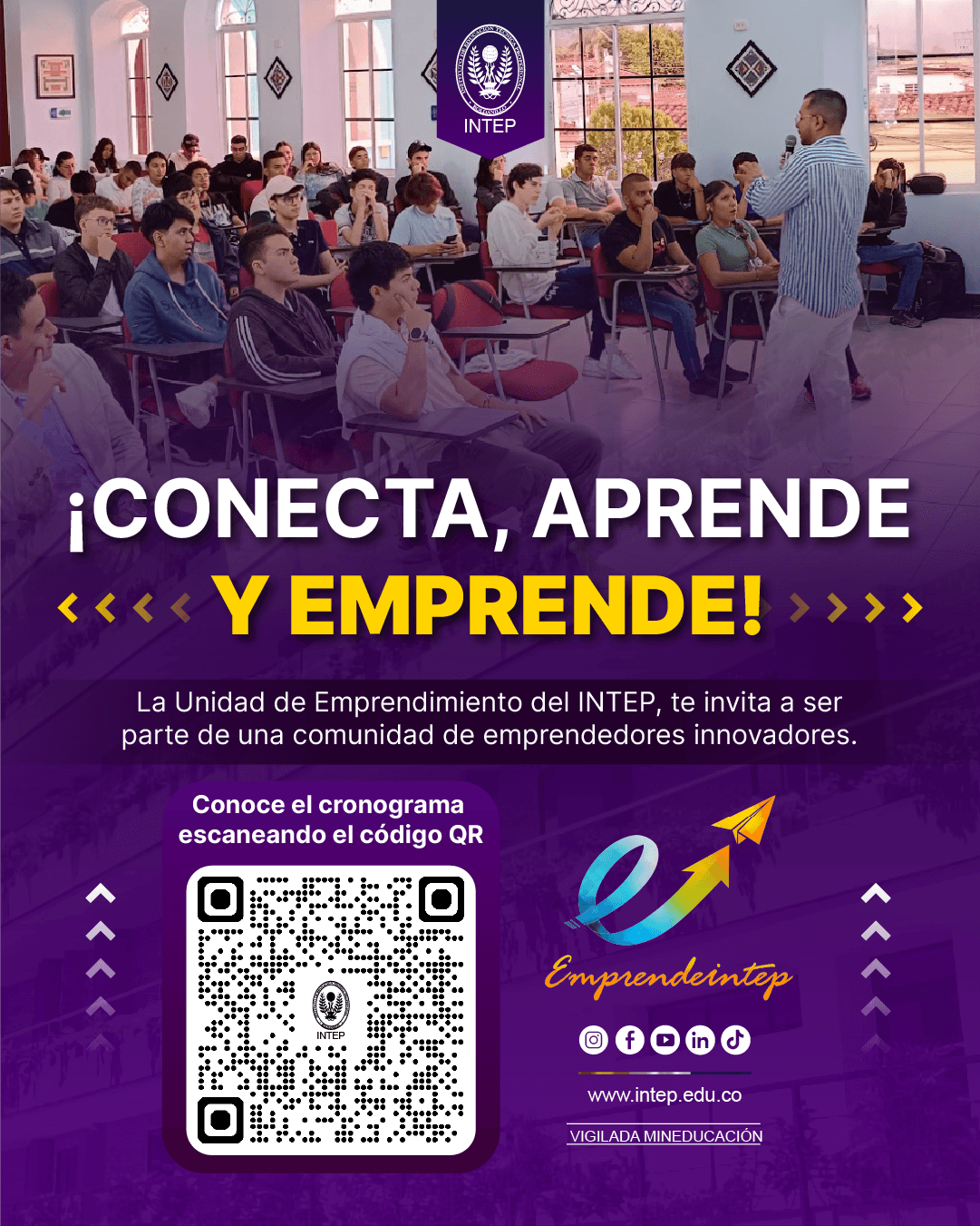  Conecta, Aprende y Emprende.