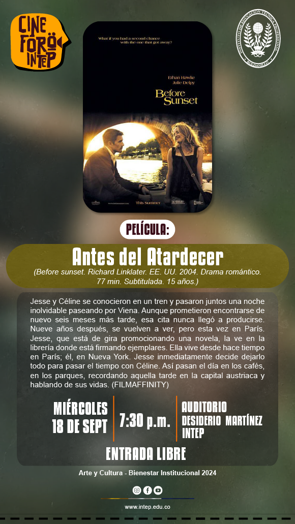 CINE FORO: Película  Antes del Atardecer