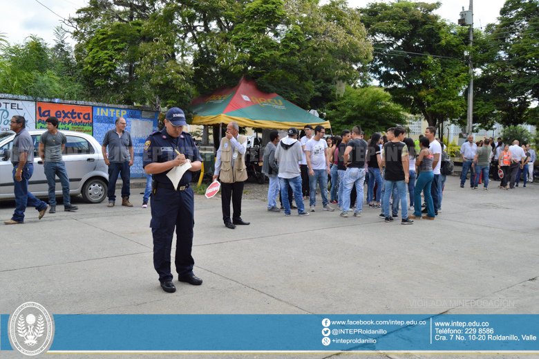 Simulacro de Evacuación en el INTEP