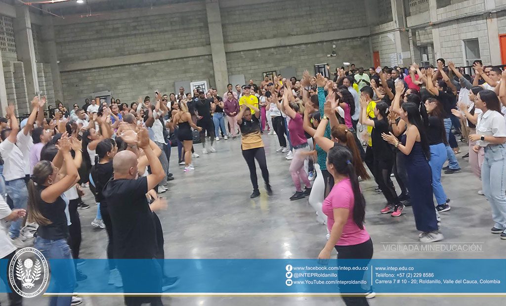 Sede Cali, Conmemoración del día mundial de la Salud Mental, la actividad de RUMBA-TERAPIA