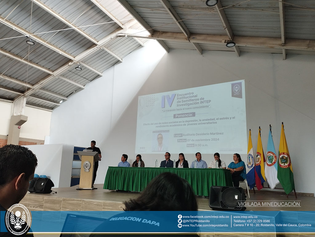 lV Encuentro Institucional de Semilleros de Investigación INTEP 2024