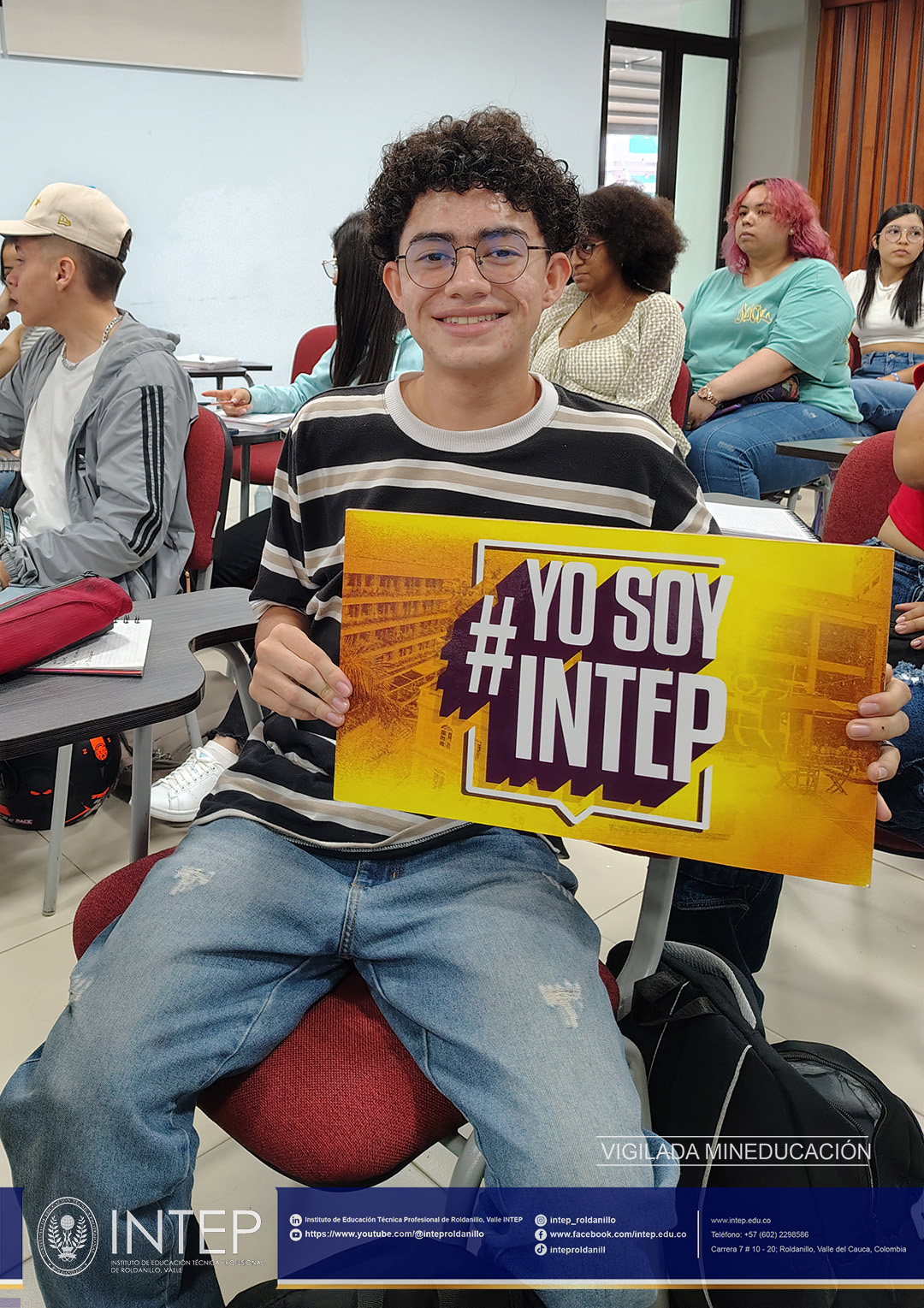 Los estudiantes del Programa TP. en Expresión Gráfica y Digital dicen #YosoyINTEP