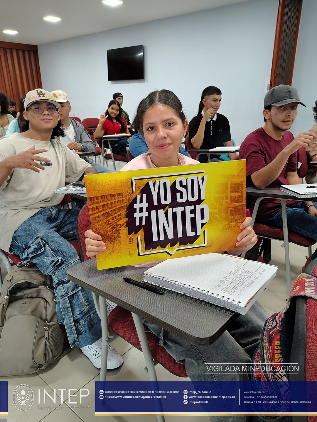 Los estudiantes del Programa TP. en Expresión Gráfica y Digital dicen #YosoyINTEP