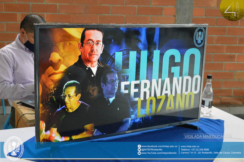 Homenaje al exfuncionario Hugo Fernando Lozano