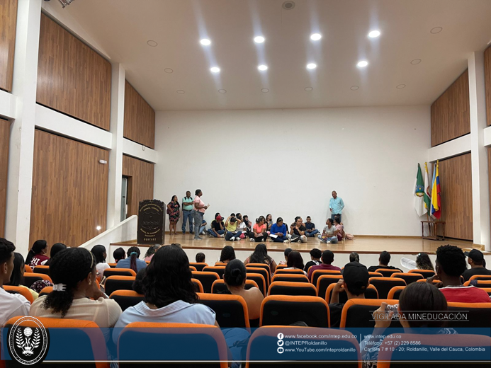 Socialización lúdico practica del  reglamento estudiantil INTEP sede Guacarí