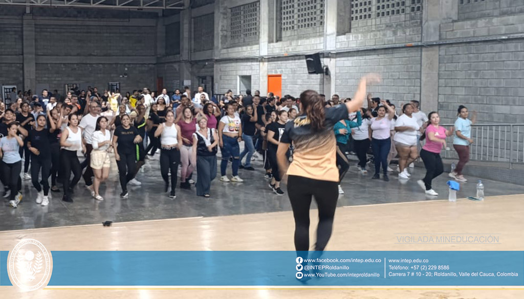 Sede Cali, Conmemoración del día mundial de la Salud Mental, la actividad de RUMBA-TERAPIA