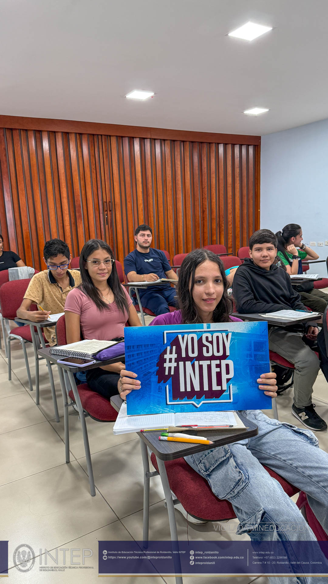 Los estudiantes del Programa TP. en Expresión Gráfica y Digital dicen #YosoyINTEP